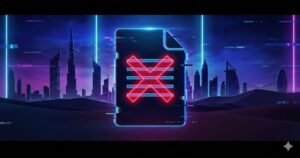 ドバイ案件への関与を否定するTopLayersの公式声明と、SNSで拡散された噂を象徴するイメージ画像