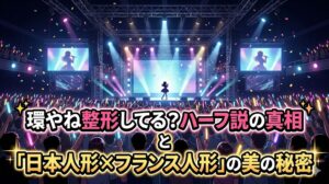 環やね整形してる？ハーフ説の真相と「日本人形×フランス人形」の美の秘密