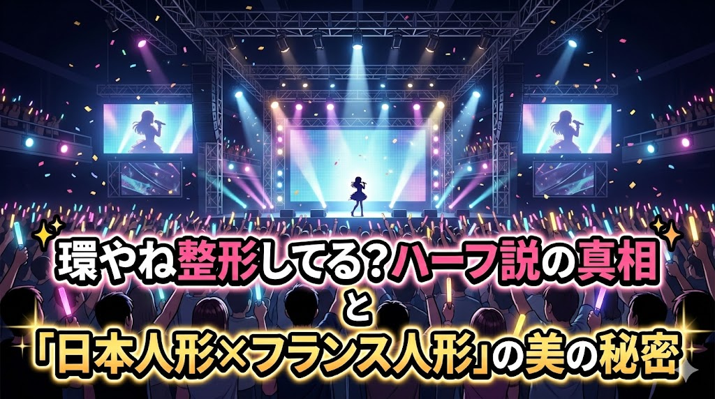 環やね整形してる？ハーフ説の真相と「日本人形×フランス人形」の美の秘密